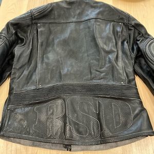 Black Roland Sands Design Mission jacket.